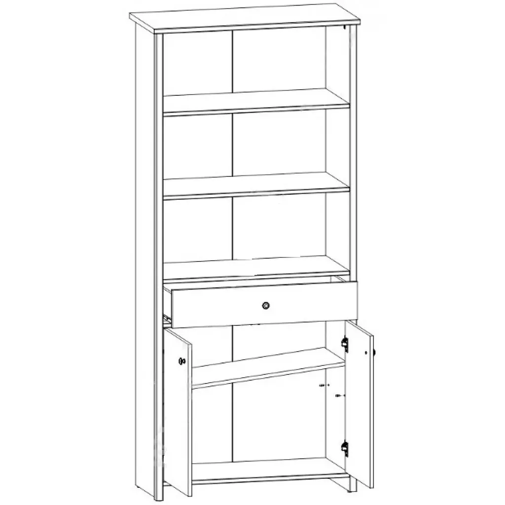 Пенал відкритий ВМК Порто REG2D1S Джанні/Сосна ларіко (GRB-1837) - фото 6