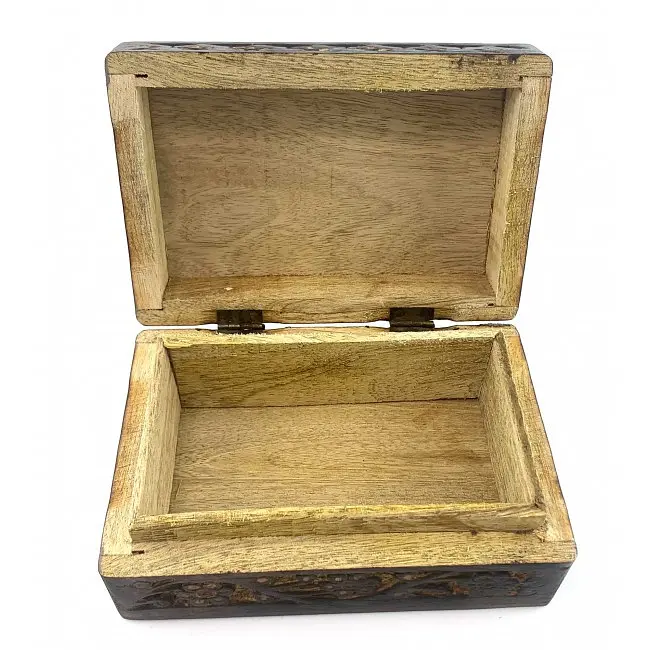 Скринька з мангового дерева 15х10х6 см - фото 4