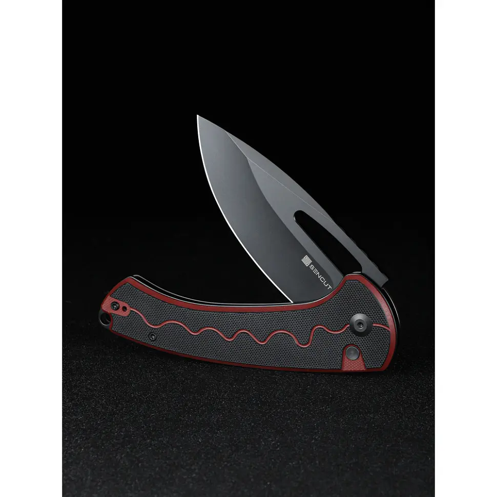 Ніж складаний Sencut Squiggy Burgundy/Black S24082A-3 - фото 10
