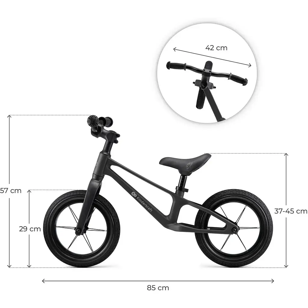 Беговел Kinderkraft Eter Black (KRETER00BLK0000) - фото 6