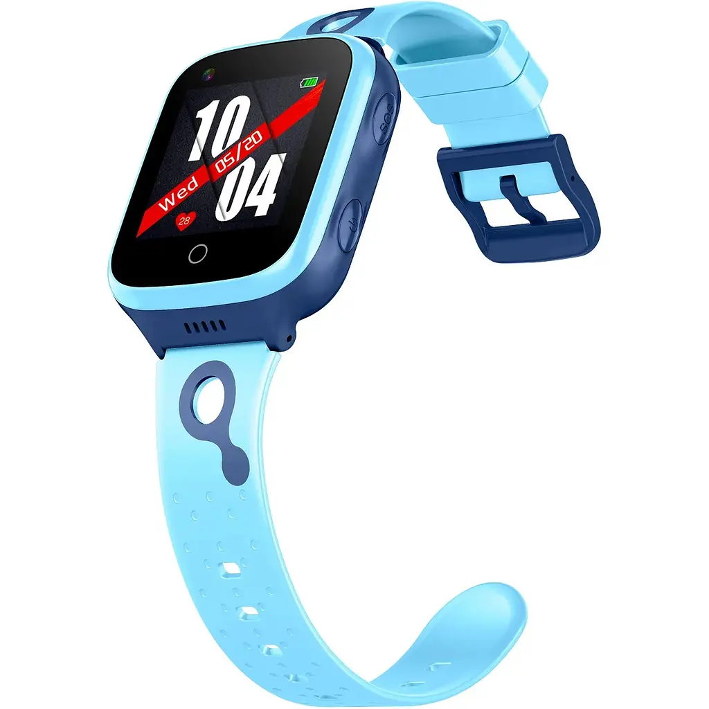 Наручний смарт-годинник дитячий K9 з функцією телефону 4G і GPS / WiFi Blue (16414) - фото 3
