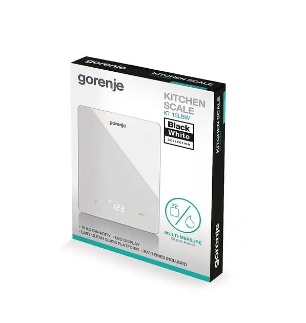 Ваги кухонні Gorenje (KT10LBW) - фото 3