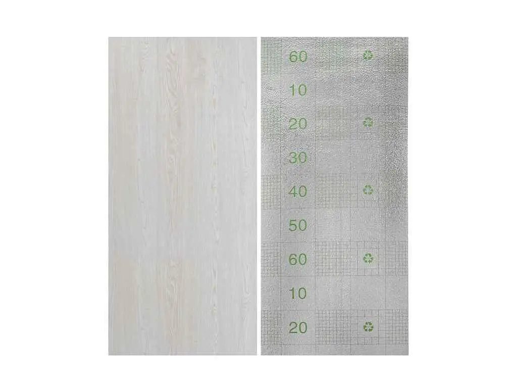 Самоклеюча вінілова плитка в рулоні STICKER WALL 600*3000*2мм Молочна Мат SW-00001181 - фото 5