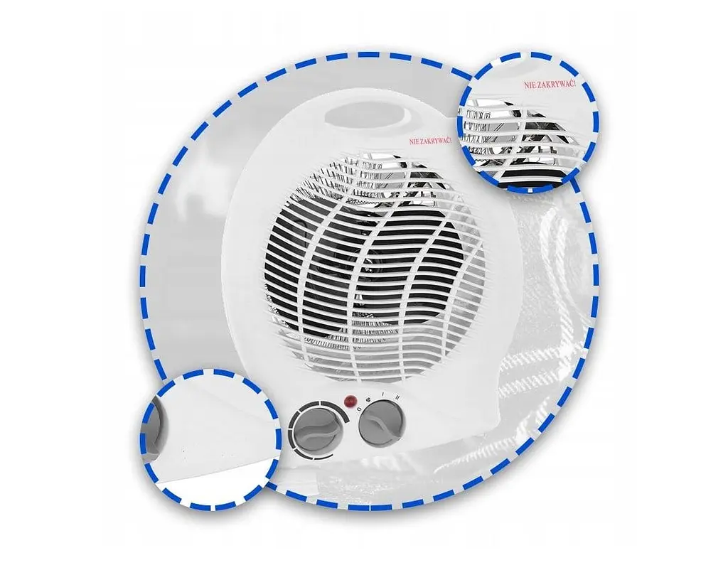 Тепловентилятор обогреватель 2 в 1 Volteno VO0280 2000W - фото 5