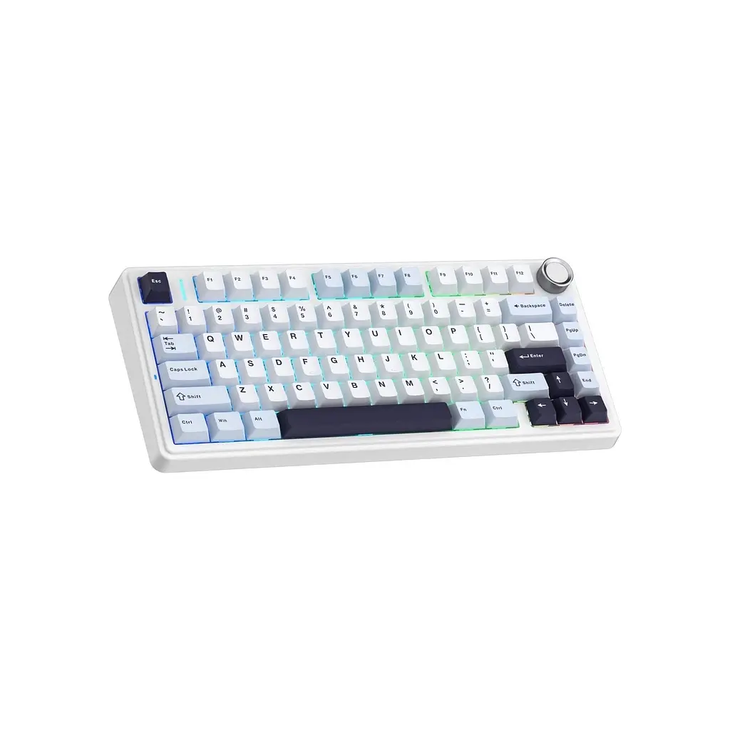Клавіатура Aula F75 Pink Switch USB UA White (6978080504883) - фото 2
