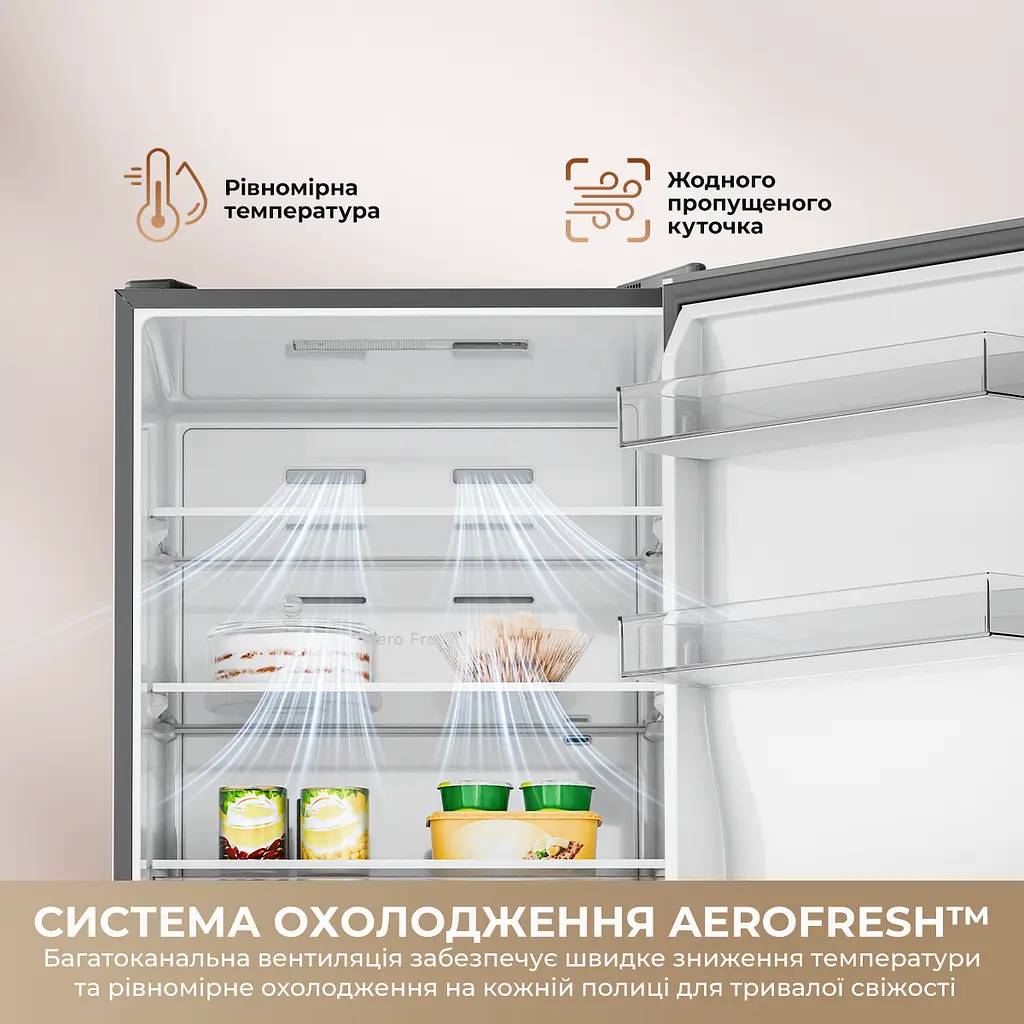 Холодильник DREAME MegaPro 201cm D class-inox - фото 3