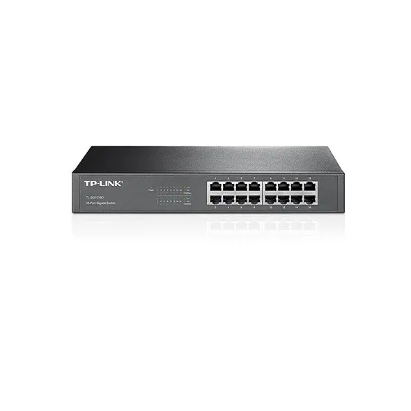 Комутатор TP-Link TL-SG1016D 16xGE некерований 13" 1U