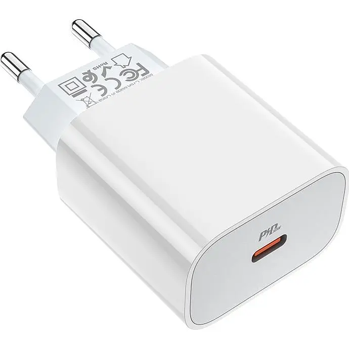 Мережевий зарядний пристрій Hoco C76A Speed source 18W White (722553) [124886] - фото 5