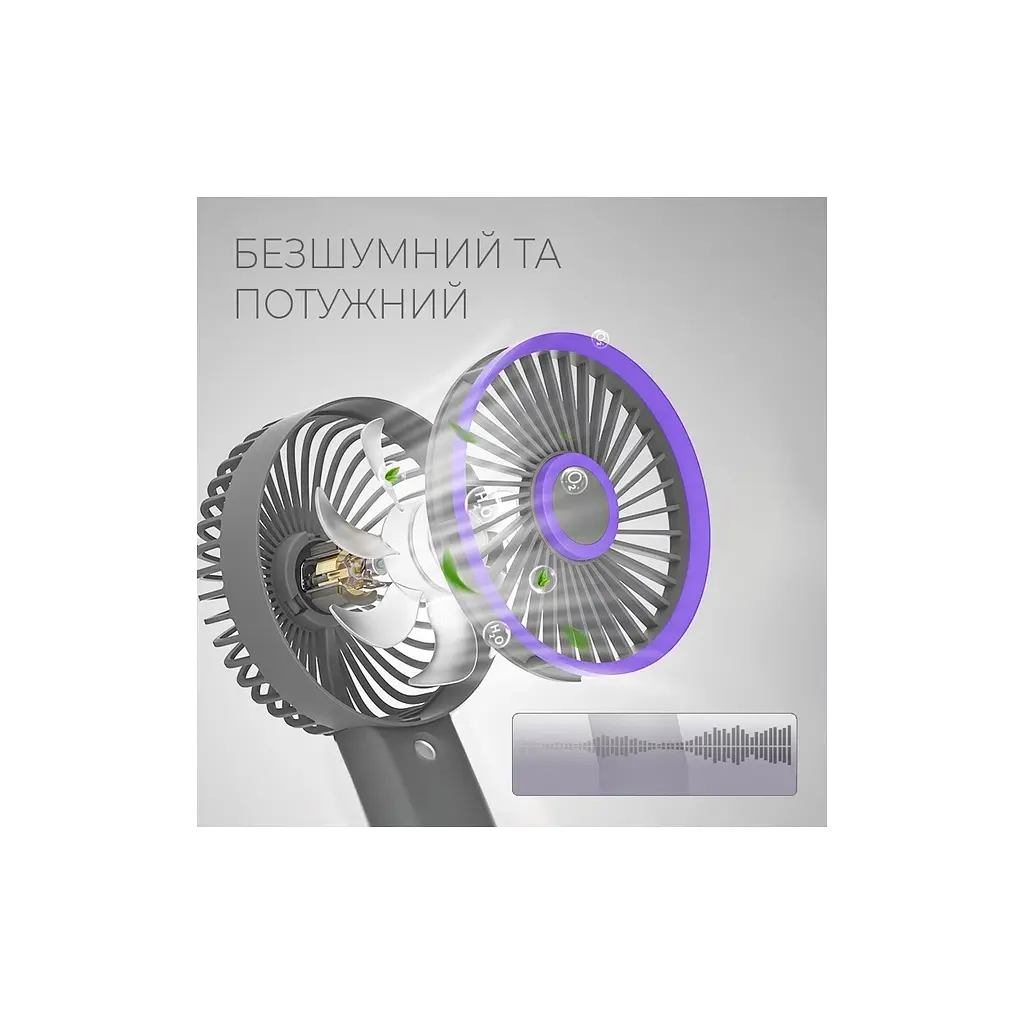Вентилятор DYXON MEGAFAN 3003 Gray - фото 4