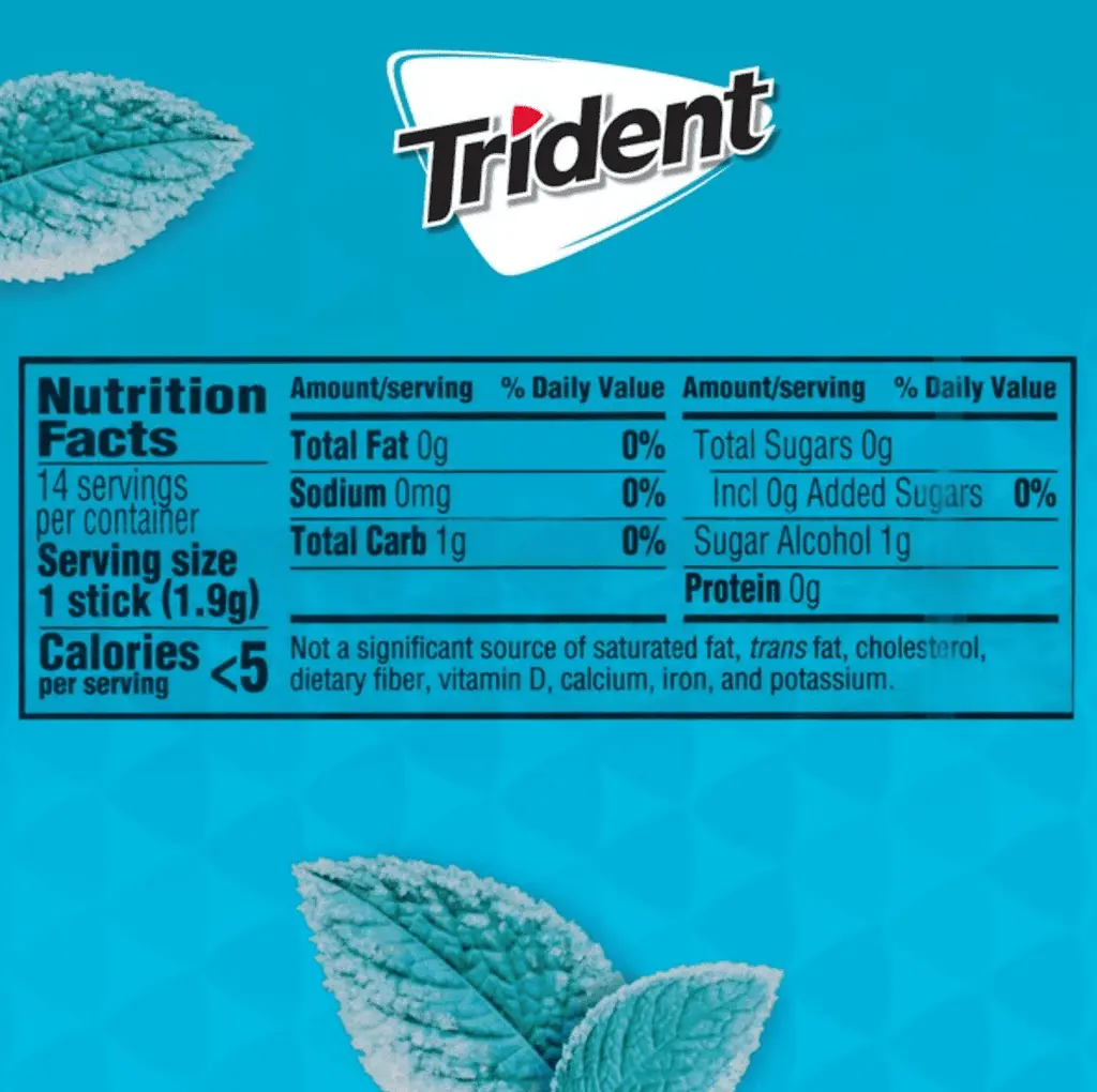 Жувальна гумка Trident Wintergreen Sugar Free Gum 14 стіків - фото 5