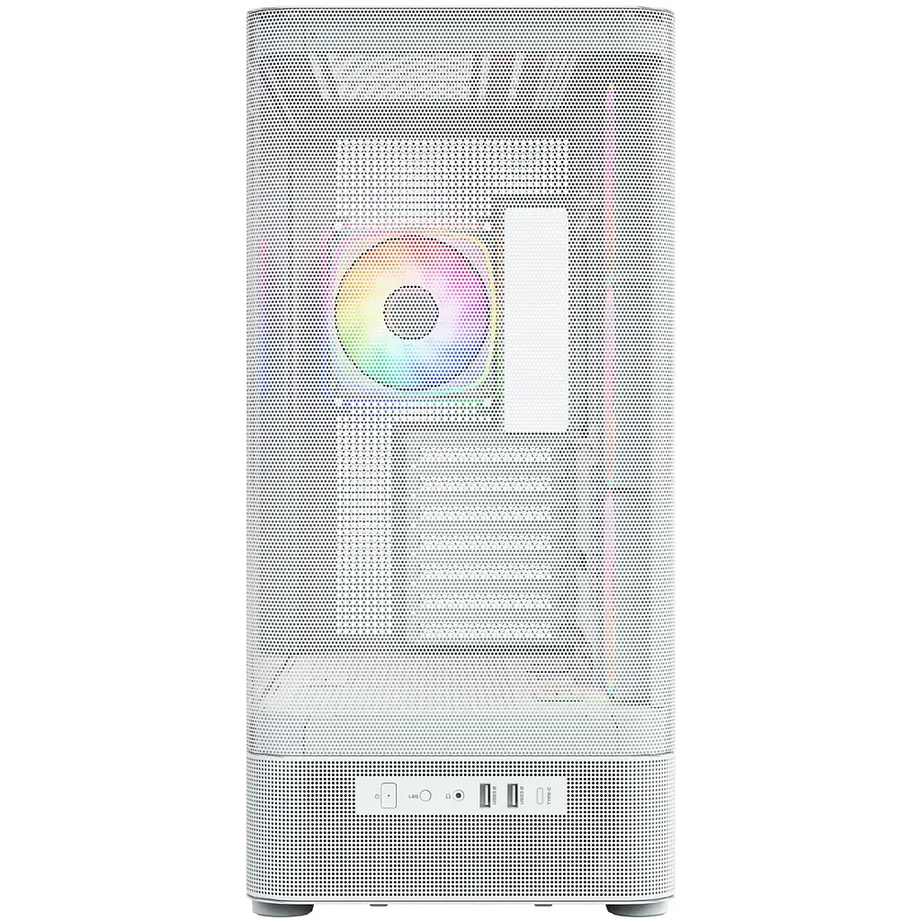 Корпус Modecom VOLCANO AQ400 ARGB MIDI SIDE LCD 6,2”, 4x120mm fans БІЛИЙ без Блок живлення ATX - фото 2
