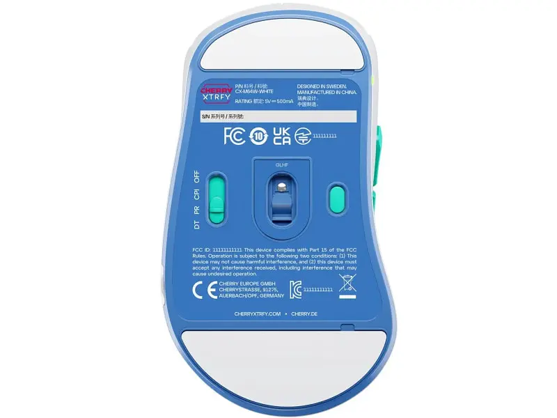 Миша Cherry Xtrfy M64 Wireless White (CX-M64W-WHITE) - фото 7