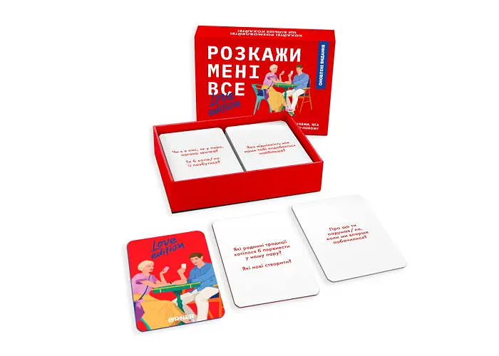 Настольная игра Оrner Разговорная игра Расскажи мне все! Love edition (укр.) (1636) - фото 6