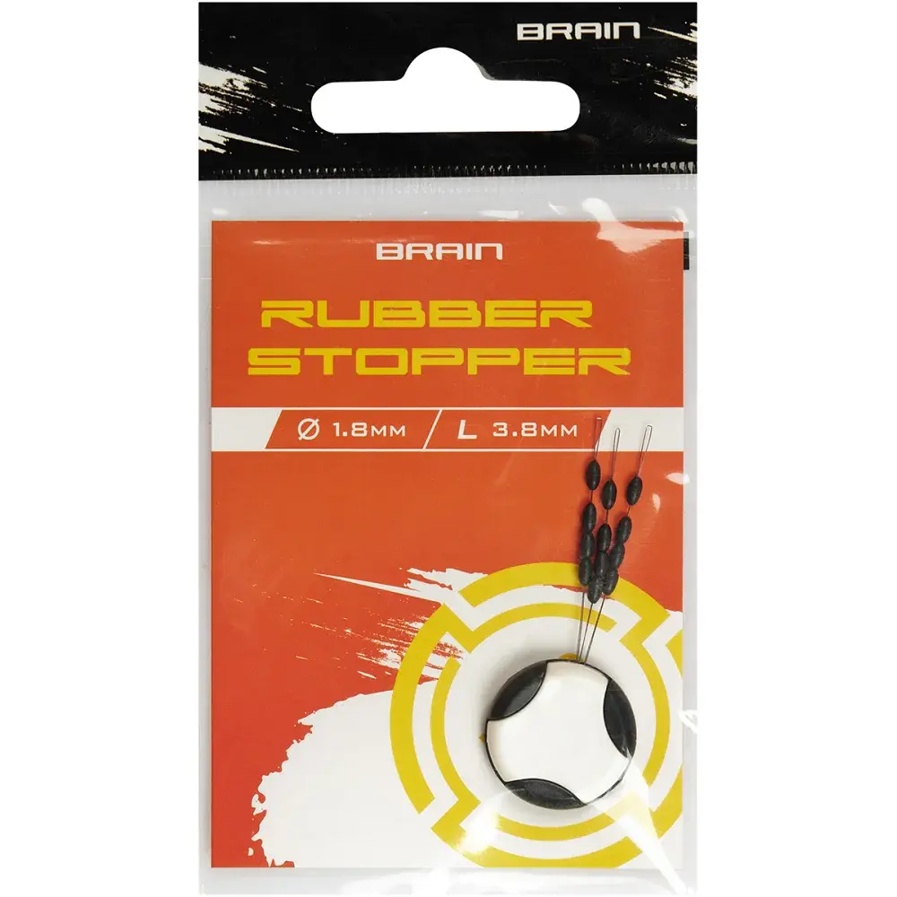 Стопор Brain Rubber Stopper 2 3.8mm Ø1.8mm - фото 2