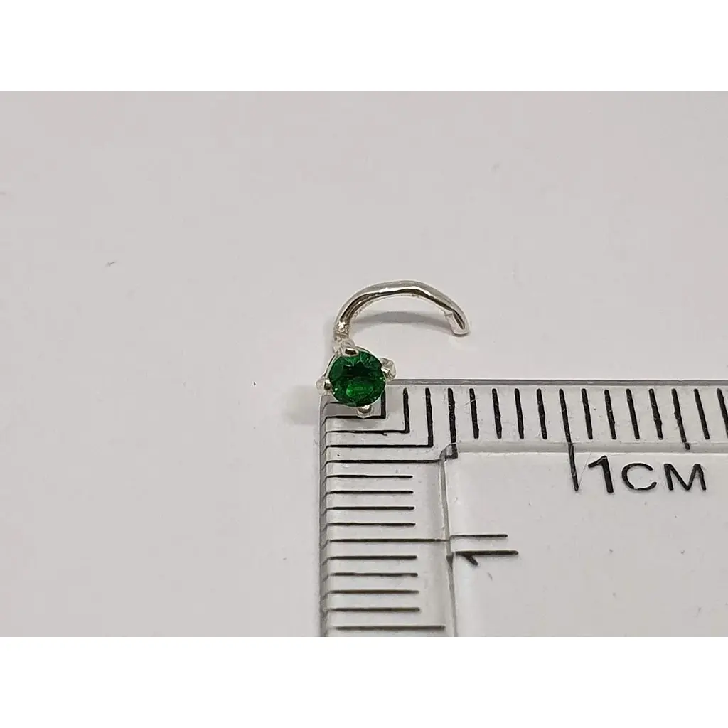 Серебряная серьга-пирсинг в нос Dear. 1017.6С - фото 3