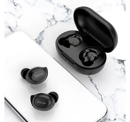 Бездротові навушники QCY T9 TWS Earphone Black - фото 5