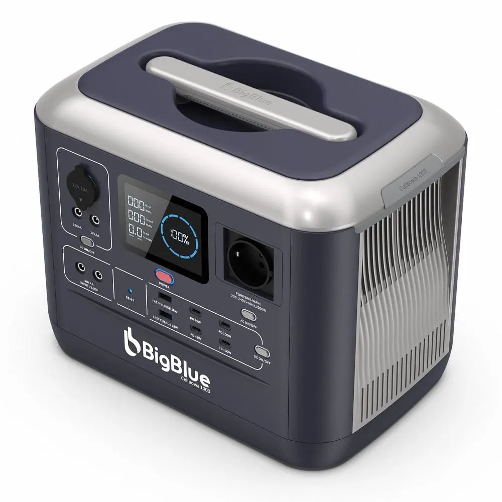 Портативна зарядна станція BigBlue CP1000 1000W 1075.2Wh (42-00104) - фото 6