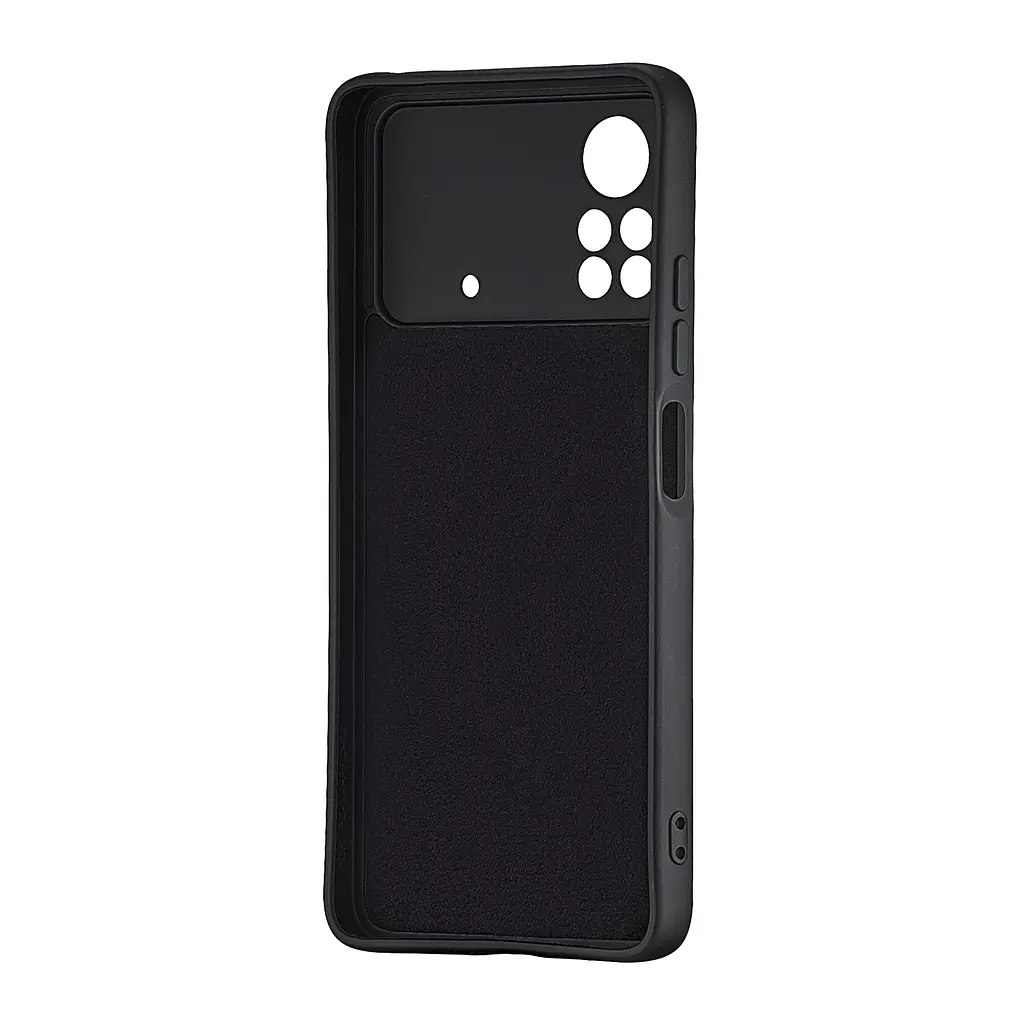 Чохол TPU Colorful Protected Camera Xiaomi Poco X4 Pro 5G Black - фото 2
