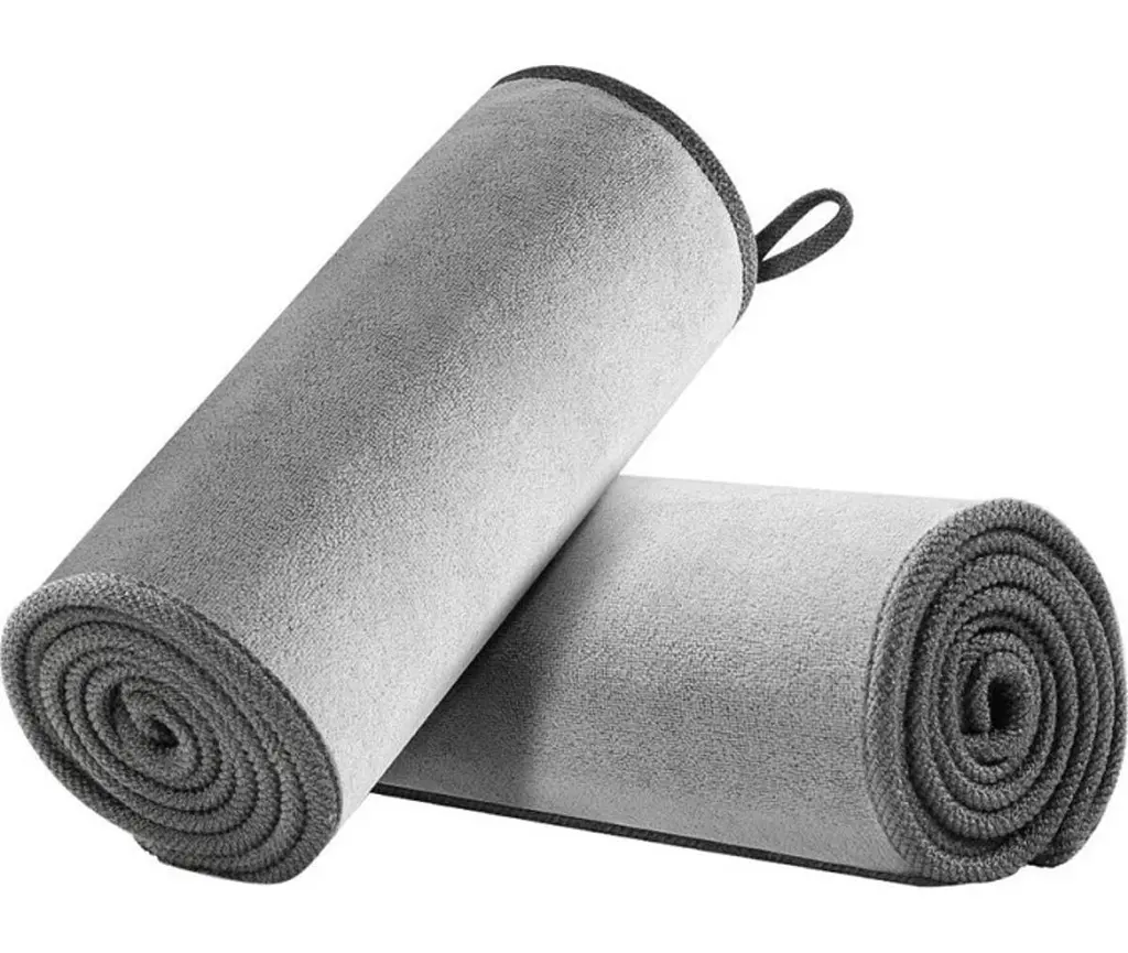 Рушники з мікрофібри для автомобіля Baseus Easy 40x40 см, 2 шт Grey (CRXCMJ-0G) - фото 2
