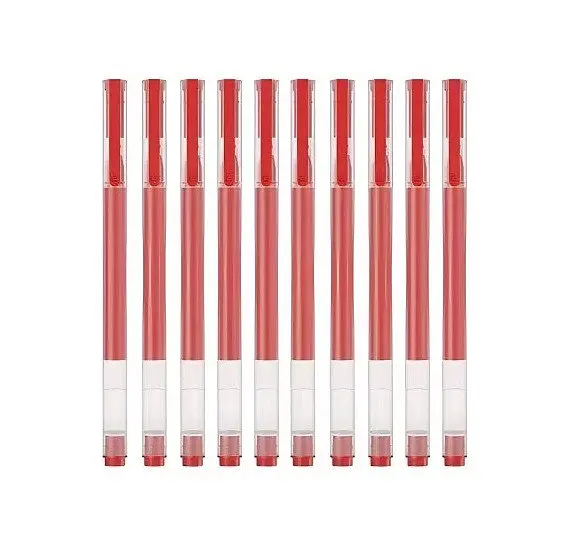 Набір ручок Xiaomi High-capacity Gel Pen (10-Pack) (Червоний)