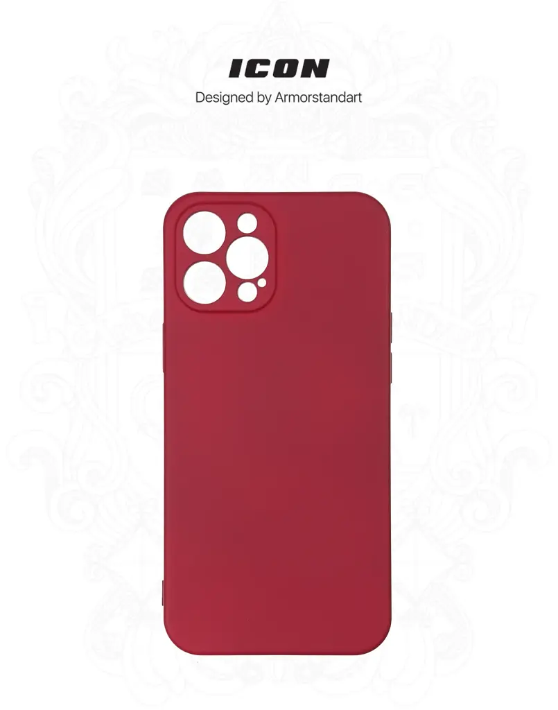 Чохол ArmorStandart ICON для Apple iPhone 12 Pro Max Camera cover Red - фото 3