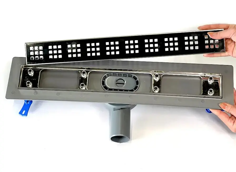 Душевой канал Maxiflow Pera Legal 50 см решетка Квадрат 3158.0Y050K.050.1 - фото 5