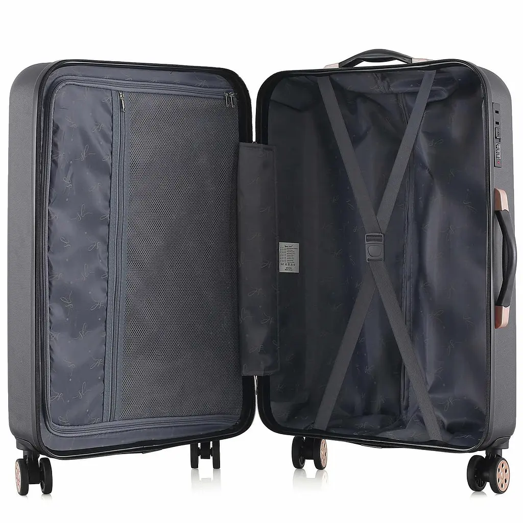 Валіза Semi Line 24" M Black (T5718-2) - фото 6