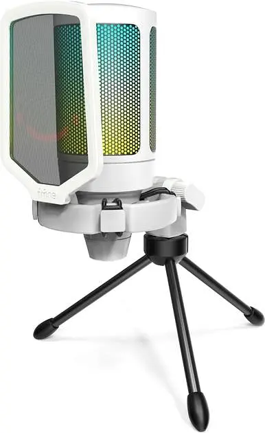 Мікрофон Fifine A6VW RGB Ampligame White (A6VW) - фото 4