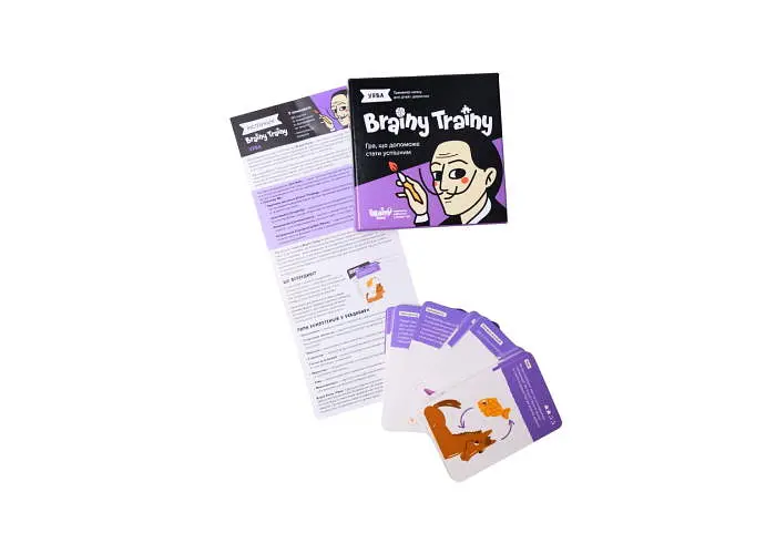 Настольная игра Brainy Trainy Brainy Trainy Воображение (укр.) (УКР060) - фото 4