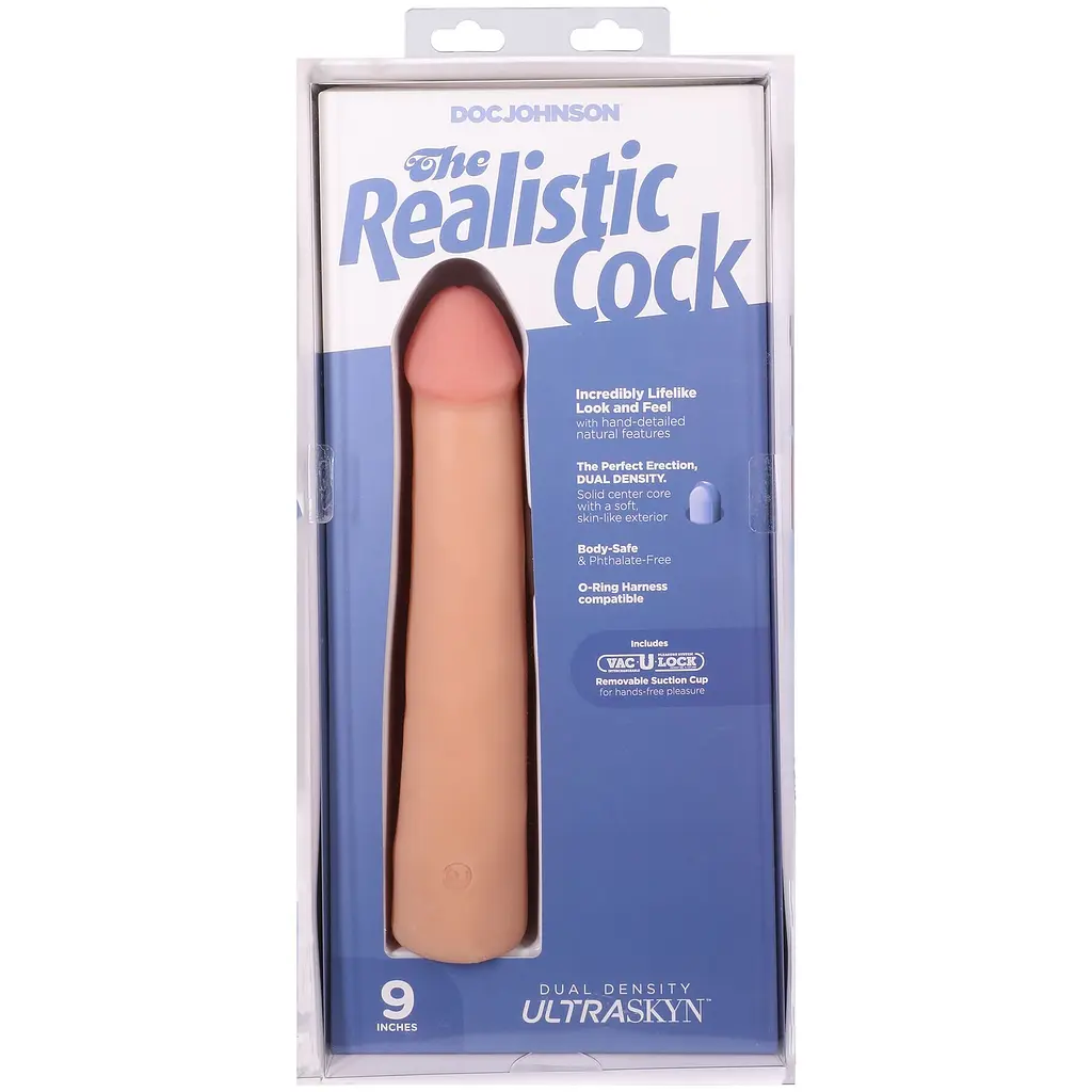 Фаллоимитатор Doc Johnson The Realistic Cock ULTRASKYN 9 Inch, 22.9 см - фото 10