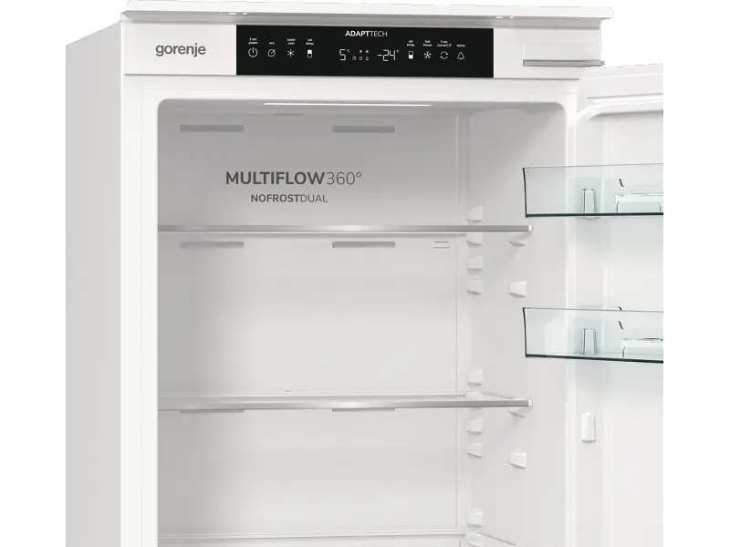 Холодильник з морозильною камерою Gorenje NRKI517E41 - фото 6