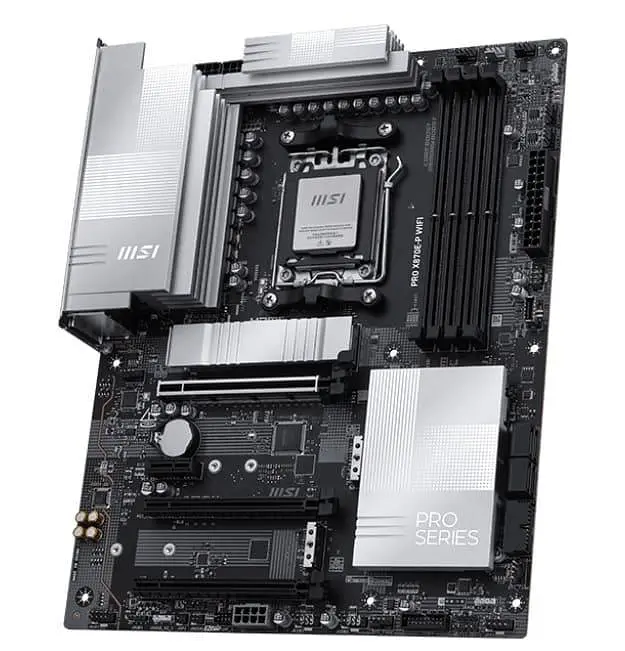 Материнська плата MSI PRO X870E-P WIFI (PRO X870E-P WIFI) (Socket AM5, AMD X870E, ATX) - фото 2