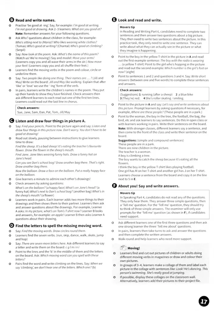 Fun for Movers. Teacher’s Book with Downloadable Audio - фото 7