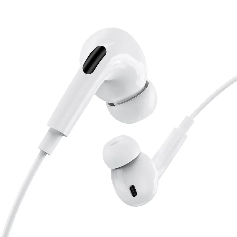Навушники дротові HOCO M111 Pro Primero digital headset (Lightning) White - фото 3