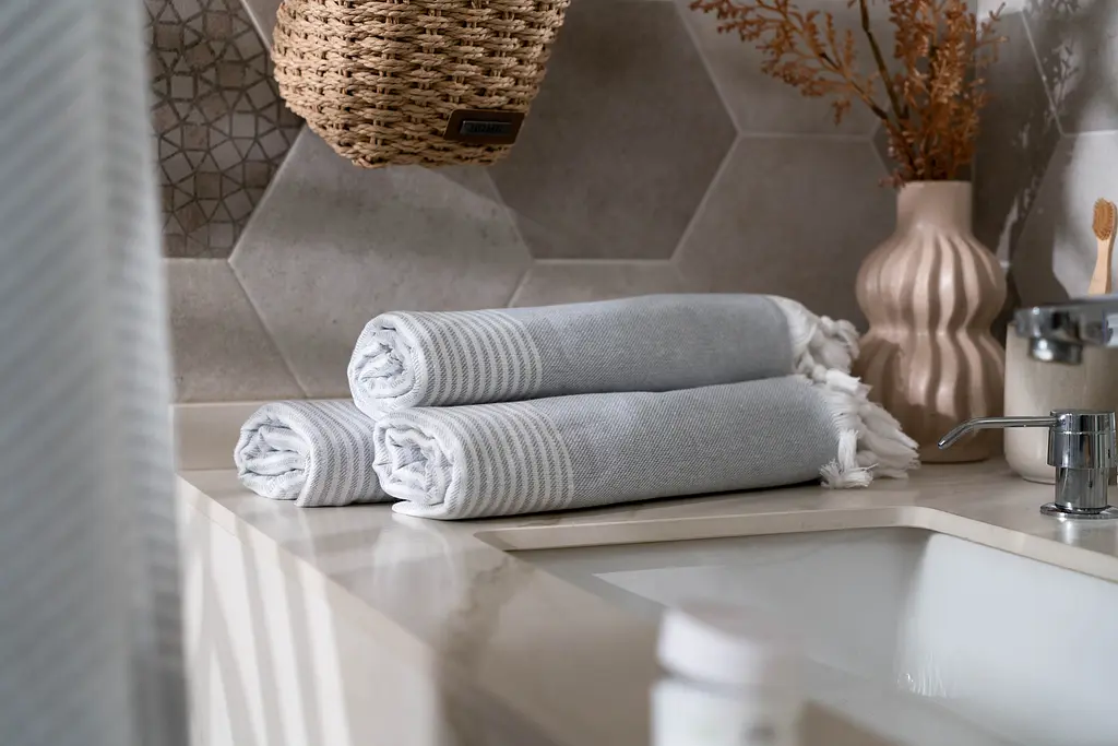 Рушник Ardesto SPA 90х170 см 100% бавовна сірий (ART2690GR)  - фото 8