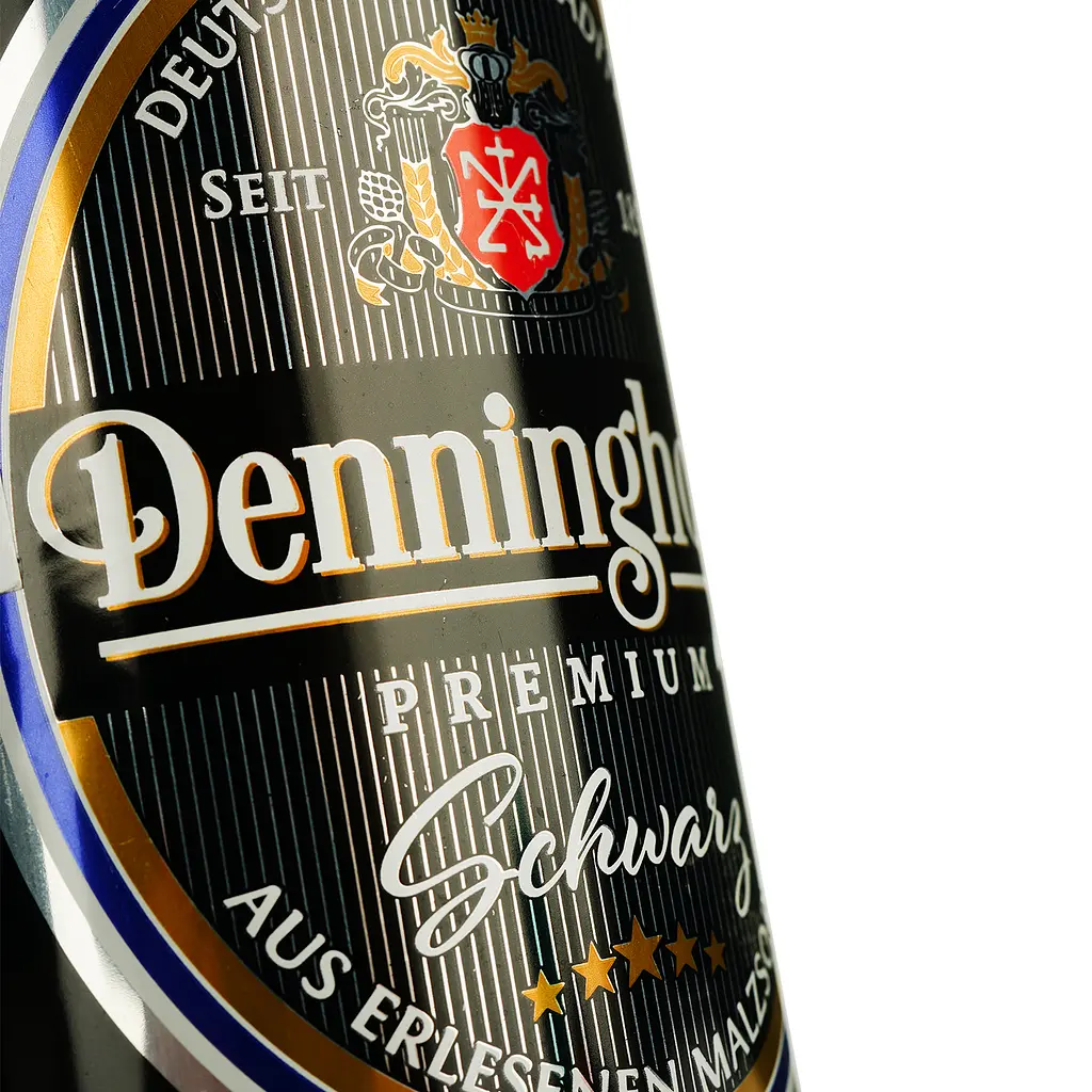 Пиво Denninghoff's Schwarz темное фильтрованное 4.9% 0.5 л ж/б - фото 4