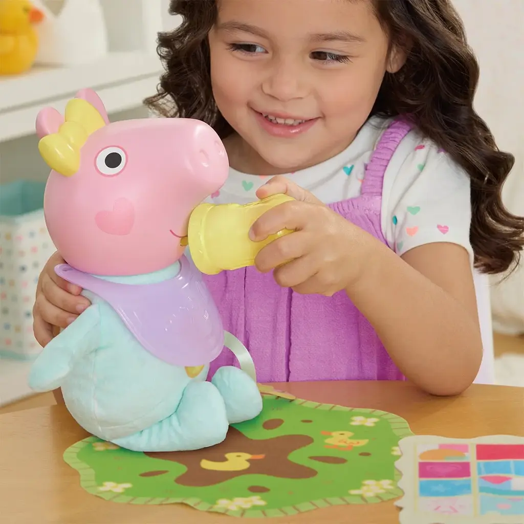 Інтерактивна іграшка Peppa Pig Крихітка Еві хрюшки-обіймашки (G1637) - фото 6
