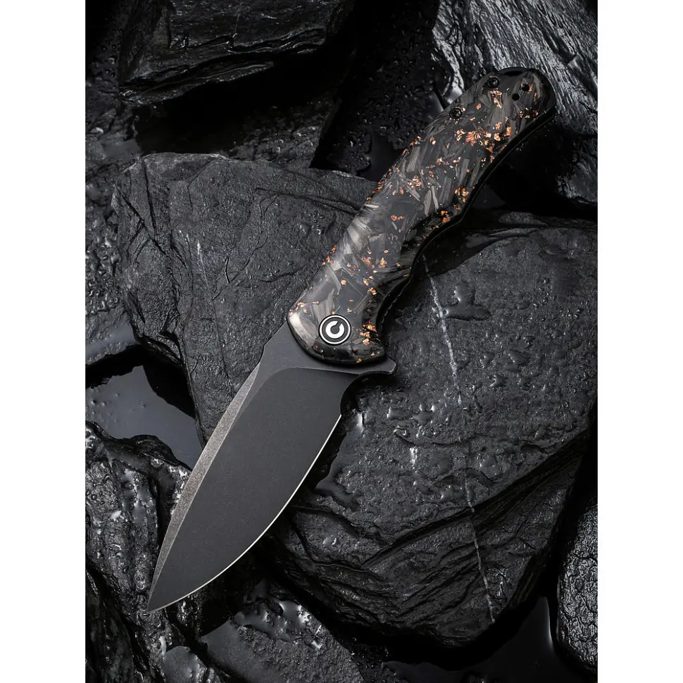 Ніж cкладний Civivi Praxis Shredded Carbon Fiber C803I - фото 10