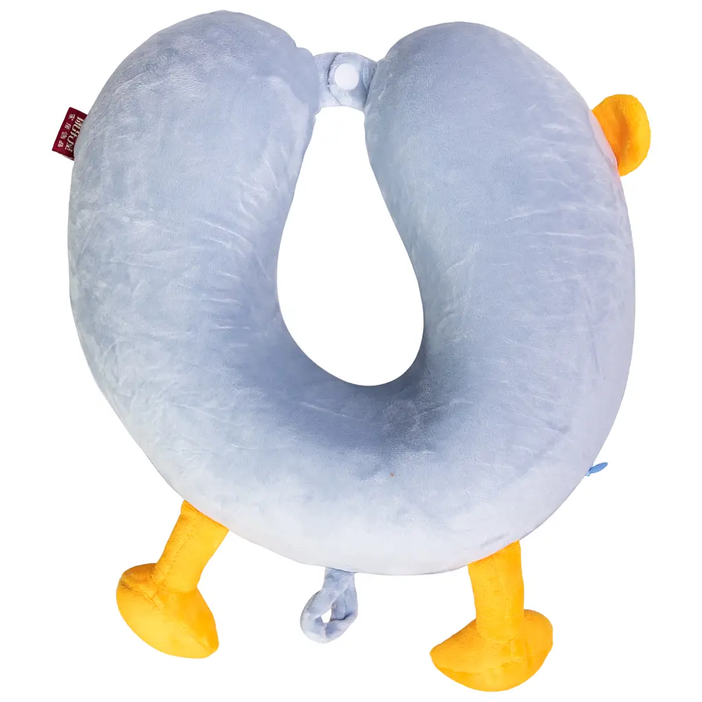 Подушка для шиї Duck U-подібна блакитний HP-56-4BL - фото 2