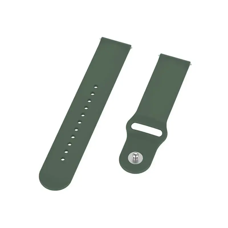 Силіконовий ремінець BeCover для Amazfit Stratos 1/2/2S/3/GTR 2/GTR 47mm/GTR Lite 47mm/Nexo/Pace Pine-Green (706382) - фото 3