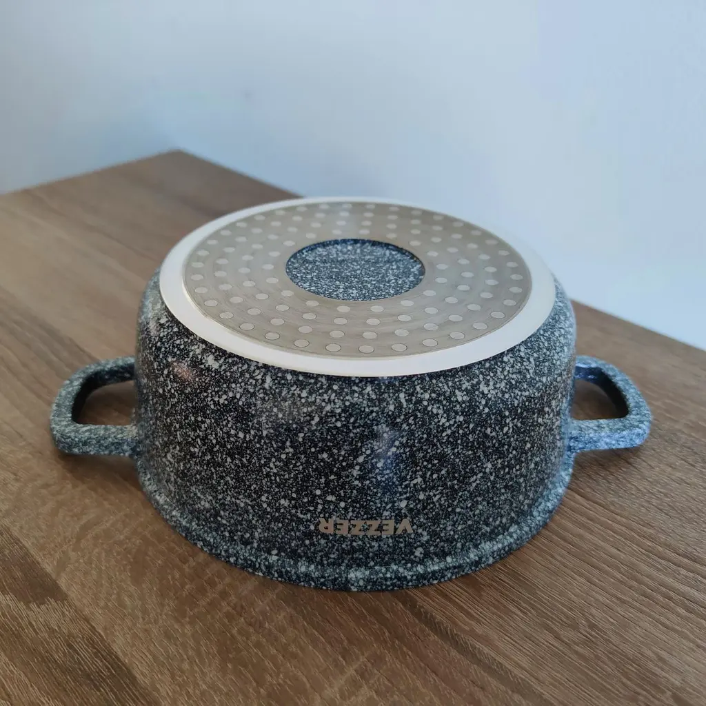 Каструля Vezzer з кришкою 20 см 2.5 л сіра (VZ8041) - фото 6