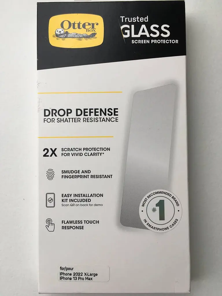 Захисне скло протиударне OtterBox Trusted Glass 2X для iPhone 13 Pro Max/14 Plus (77-88912)