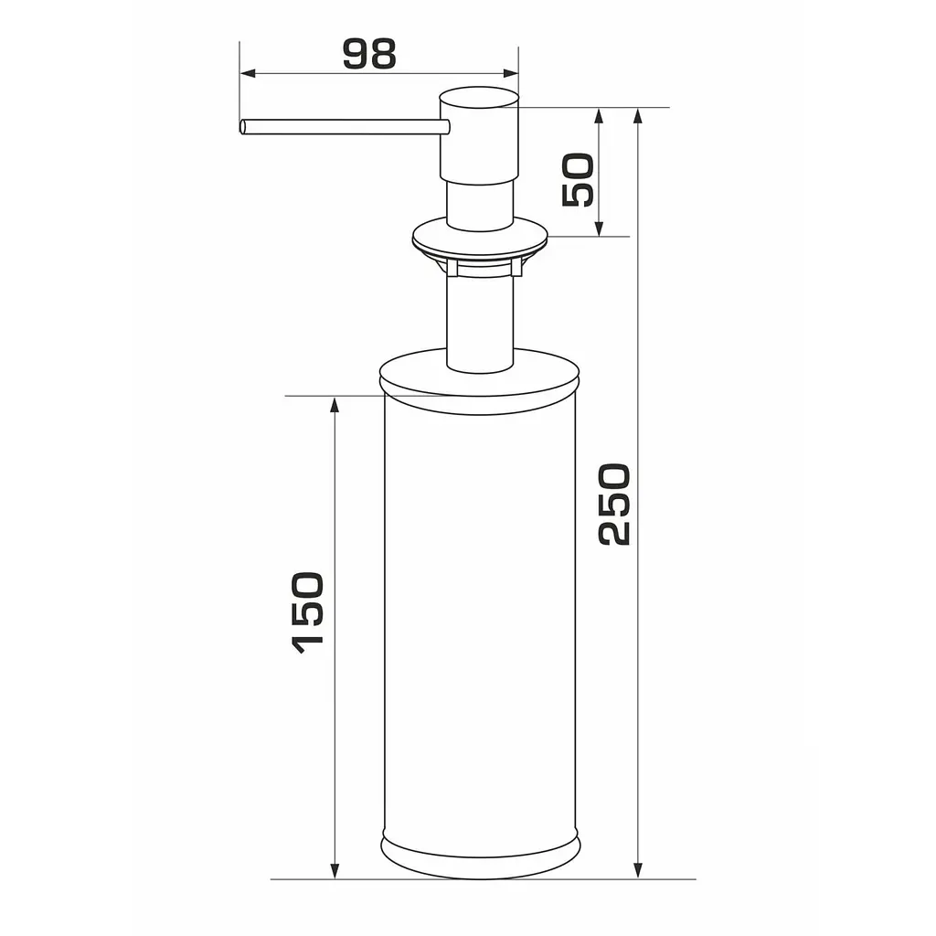 Дозатор миючого засобу Granado Redondo terra gd0203 - фото 4