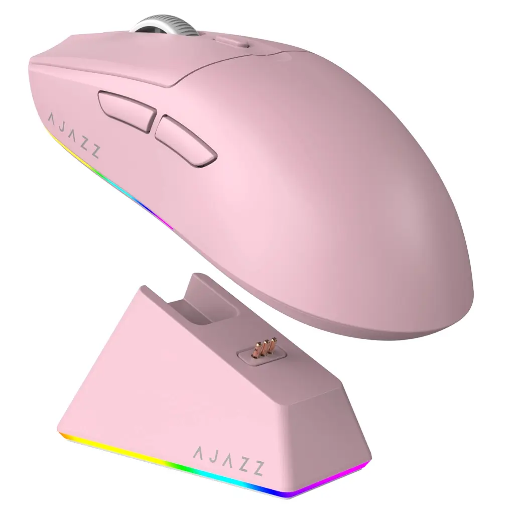 Мишка Ajazz AJ139 V2 MC Wireless/Bluetooth/USB Pink (AJ139-V2-MC-Pink) - фото 2