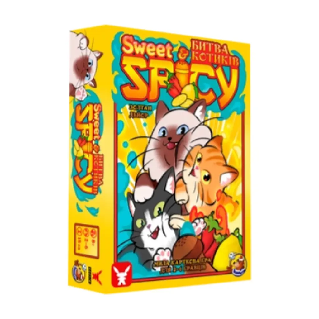 Настільна гра Geekach Games Sweet & Spicy. Битва котиків, українська (GKCH073SP)