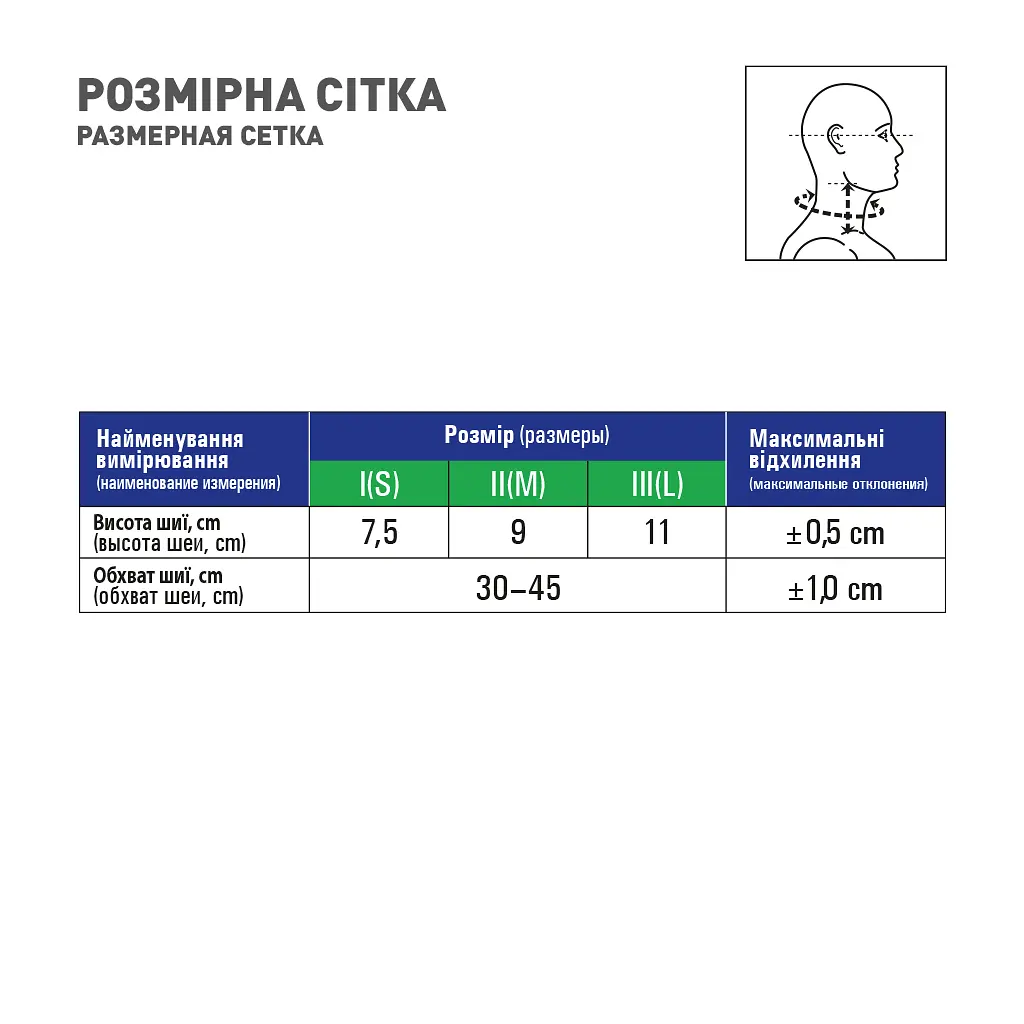 Бандаж MedTextile Бандаж на шийний відділ хребта мякої фіксації, розмір (4820137290039) - фото 4