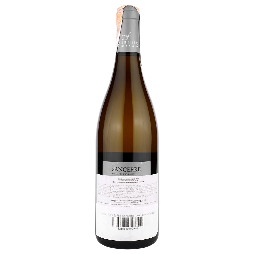 Вино Fournier Pere & Fils Sancerre AOP Les Belles Vignes Bl, біле, сухе, 13%, 0,75 л - фото 2