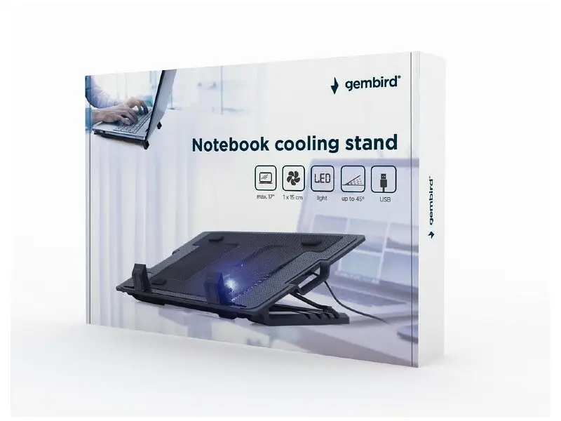Підставка для ноутбука Gembird NBS-1F17T-01 - фото 5