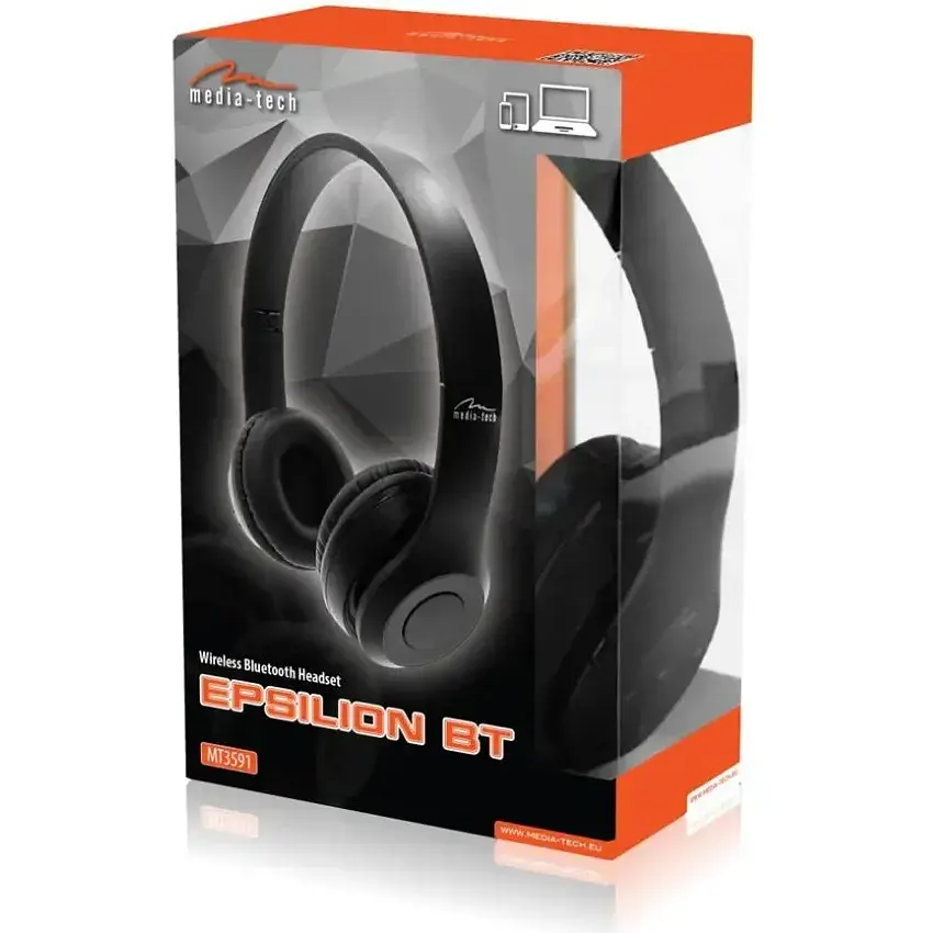 Гарнітура Media-Tech Epsilion BT MT3591 FM/MP3 Bluetooth+35 мм Black - фото 6