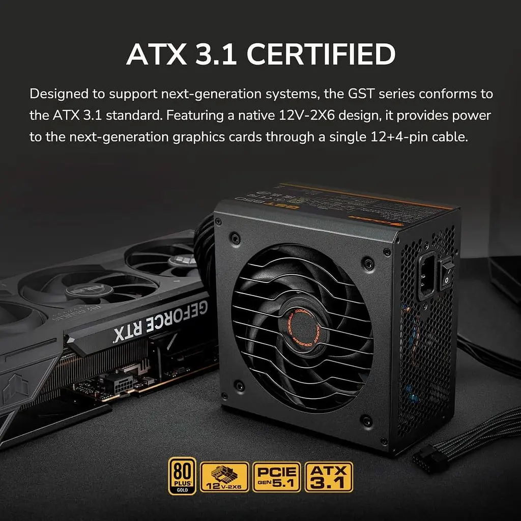 Блок питания Cougar GST 850W (GST850) (GST 850) - фото 9